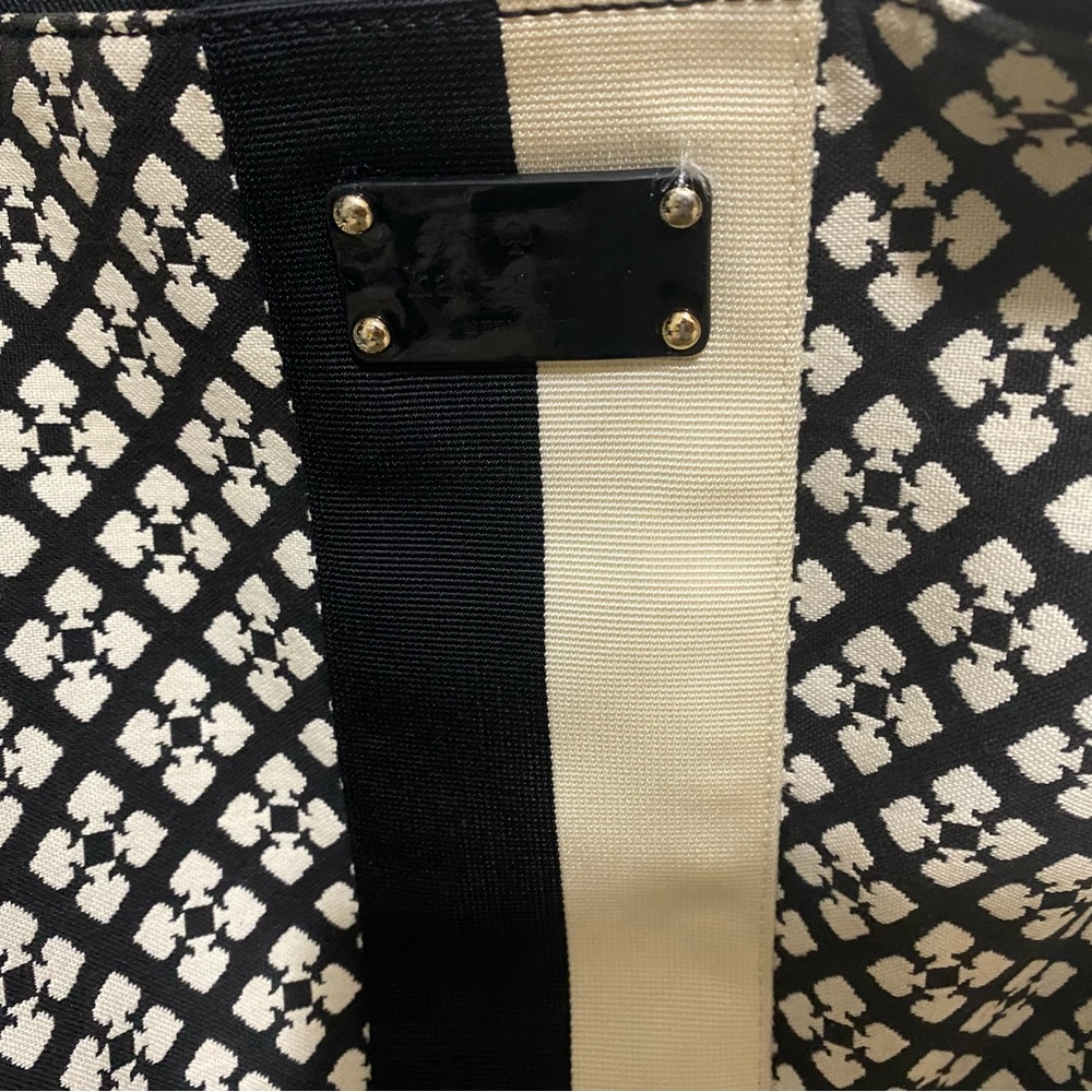 kate spade Black and Cream Patterned Crossbody Bag - Picture 3 of 9